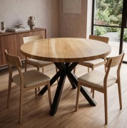 Stół DĘBOWY LITY na wymiar, możliwość dostosowania wymiarów i podstawy