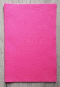 Filc dekoracyjny ozdobny ciemno różowy Poliester A4 - 1mm miękki