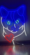 Neon Led wzór „KOT” 
