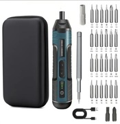 Wkrętak akumulatorowy śrubokręt elektryczny  3.7V Zestaw 30 elementów Etui
