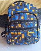 Plecak szkolny, BackUp, klocki  4-komorowy