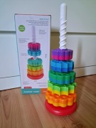 Zakręcona wieża Montessori piramida sorter 