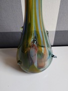 Wazon Sękacz Ząbkowice kolorowy vintage PRL