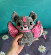 Szydełkowy Pluszak Kawaii Nietoperz | Prezent