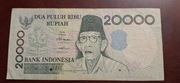 BANKNOT INDONEZJA 20 000 RUPIAH 1998 ROK 