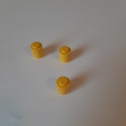 Lego 3062a Brick, Round 1 x 1 - Solid Stud, Bottom Lip 