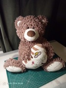 Pluszowy miś z sercem 35cm szybka wysyłka 