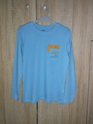 Bluzeczka niebieska z kieszonką r. 128