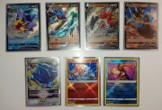 Zestaw 7 kart V + VStar + Radiant (Dialga, Greninja i inne)