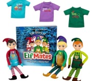 Zestaw 3 elfów mates + koszulki + ksiazka