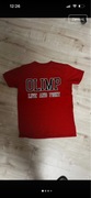 Olimp Live & Fight czerwona koszulka t-shirt M/L jak nowa!