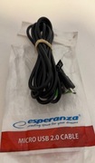ESPERANZA Kabel USB A / MICRO USB B CZARNY EB173K