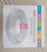 Kabel antenowy koncentratyczny do anteny 10m RG6 G06-10 