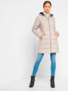 Orsay Lekka kurtka pikowana, dopinany kaptur kolor beż rozm. 34/36