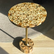 Stolik kawowy mandala rękodzieło