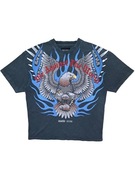 Szara koszulka Review x Matv retro vintage 90s 80s modern nike adidas