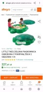 Piaskownica Żółw Little Tikes + zabawki +pokrywa