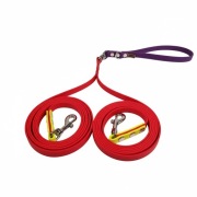 Smycz dla 2 psów z krętlikiem 2x 2m 13mm - średnie psy