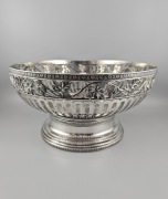 Duża patera, owocarka Niemcy – k. XIX wieku – srebro-1,3 kg