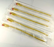 Cewnik Foley dwudrożny z gumową zastawką lateks silikonowany CH18 5szt