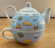 Zestaw "Tea for One" – czajniczek z filiżanką Enjoy Your Time
