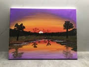 Obraz „Zachód” akrylowy 