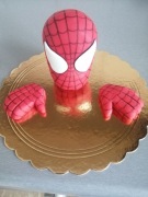 spiderman figurka na tort cukrowy 