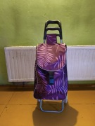 Wózek zakupowy z torbą dla seniora mało używany 