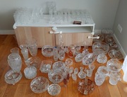 Szkła, kryształy - mix - PRL - dużo 