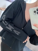 Bluza z zamkiem kaptur Puma czarna oversized M 38