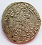 Leopold I. 3 krajcary 1694 r.Wiedeń