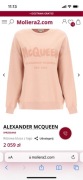 ALEXANDER MCQUEEN różowa bluza z Logo 38/M
