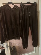 Dresy brązowe welurowe biust 120