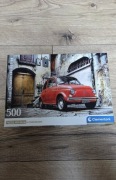 Puzzle Clementoni 500 elementów 49x36 cm Czerwony Fiat