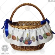 wstążka wokół koszyka do haftu koralikowego 