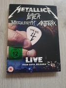 BIG 4 LIVE FROM SOFIA METALLICA SLAYER MEGADETH ANTRAX 2 DVD.