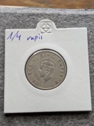 Indie Brytyjskie 1/4 rupii 1947