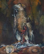 Obraz Olejny ORZEŁ POLSKI POLITYCZNY Ryszard Badura