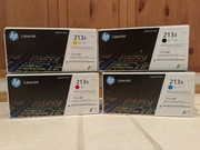 Toner HP 213X oryginał: W2133X (M), W2132X (Y), W2131X (C), W2130X (B)