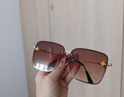 Okulary przeciwsłoneczne z muchą (nowe) UV 400