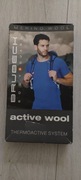 NOWA Termoaktywna koszulka męska Brubeck Active Wool SS11710 rozm M  granat