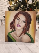 Obraz ręcznie malowany (farby olejne) 40x40 cm