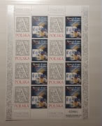 Arkusz ** 4349 Monety EXPO  2012r. 