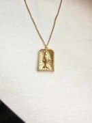 naszyjnik ryba z rybą medalion stal nierdzewna chirurgiczna stali