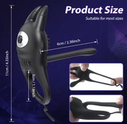 Pierścień wibracyjny dla mężczyzn, Opóźnienie wytrysku, Pilot zdalnego ster