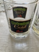 Kieliszki Moskovskaya Cristall Simex 2 szt do Wódki z Miarką Unikatowe