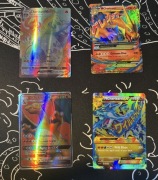 Zestaw kart Pokémon Charizard – GX / Mega Charizard EX / Charizard VMAX