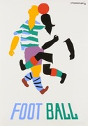 Plakat Henryk Tomaszewski Football 1948-1988