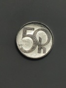 Sprzedam monetę Czechy 50 halerzy 2005r. stan bdb.