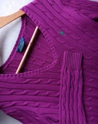 Sweter Ralph Lauren warkocz 